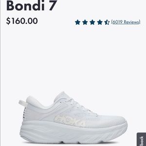 Hoka one one bondi 7 white